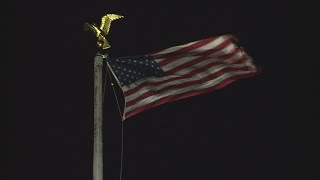 Flag blowing in chilly wind at Capitol Building [upl. by Inod450]