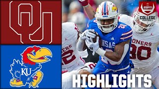 Oklahoma Sooners vs Kansas Jayhawks  4th Quarter Highlights [upl. by Rubma915]