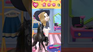 Horse riding dress up challenge by my talking Angela 2 🐎mytalkingangela2makeover india yt [upl. by Podvin]