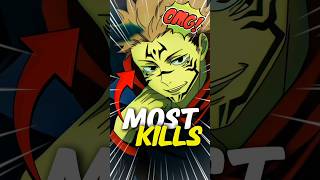 Who has the most kills in anime 🤔 anime naruto jujutsukaisen [upl. by Aserahs]