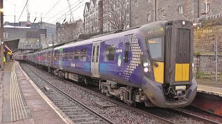 Trains at Haymarket Station on 8th January 2024 [upl. by Itisahc244]