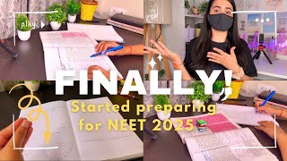 FINALLY STARTED NEET 2025 PREPARATION 🔥FIRST NEET 2025 VLOGRoli Yaduvanshi [upl. by Syd]