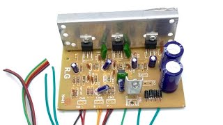 Audio Amplifier 21 Home Theater CircuitBoard Wiring  tda2030 [upl. by Nibas]