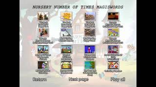 Magiswords Nursery Rhymes DVD Menu Walkthrough 2022 VIDEOTS [upl. by Eiralam153]