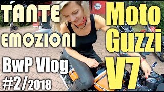 Moto Guzzi V7 CARBON i zlot Moto Guzzi Club Poland 2017 w Biłgoraju  Barry w Podróży Vlog 22018 [upl. by Boynton]