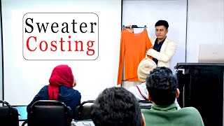 Sweater Costing  Merchandising Course  Merchandising Training  BGMI [upl. by Aretta]