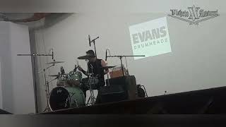 Paul GilbertRacerx  Viking Kong Drum cover by VISHETO ASSUMI Nagaland [upl. by Raye]