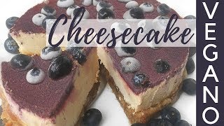 CHEESECAKE VEGANO  RECETA SALUDABLE ♡ [upl. by Camroc]