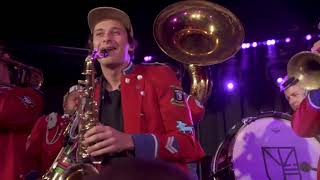 Flume  Rushing Back Live with MEUTE  Harley on Saxophone [upl. by Mingche972]