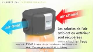 Installateur Liège www123econergybe  Chauffe eau thermodynamique KALIKO De Dietrich [upl. by Cele]