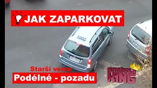 JAK ZAPARKOVAT JEDNODUCHÉ PARKOVÁNÍ PODÉLNÉ ve 3 krocích  HOW TO PARALLEL PARK Driving lesson [upl. by Yevette236]