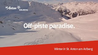 Experience heavenly offpiste moments in St Anton am Arlberg [upl. by Centonze140]