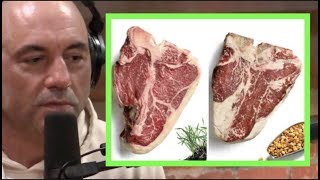 Joe Rogan  The Benefits of Grass Fed Beef vs Grain Fed Beef [upl. by Selway]