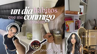 Un día conmigo 🎧 🎀 📖 hábitos que me ayudan productividad amp charla de besties  vlog [upl. by Alake648]