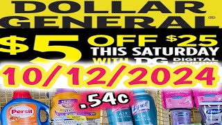 10122024 Dollar General Couponing this Week 5off25 dollargeneral extremecouponing [upl. by Gilburt487]