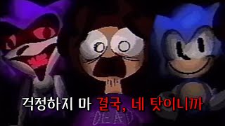 누군가의 영혼이 빙의 된 저주받은 소닉 게임을 플레이해보았는데니들마우스needlemouse 게임 스토리 [upl. by Ahseniuq]