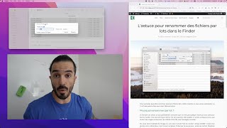 Lastuce pour renommer des fichiers par lots dans le Finder [upl. by Ketty]