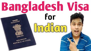 Bangladesh Visa  How to Get Bangladesh Visa as Indians  Visa Guide in Hindi [upl. by Wandis]