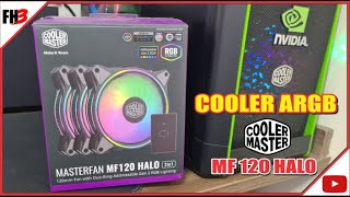 KIT COOLER ARGB MF120 HALO DA COOLER MASTER [upl. by Anisamoht]