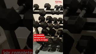 Gym Setup  Gym Flooring Setup  Total Sports and Fitness [upl. by Netsrek]