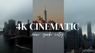 New York City  4K Cinematic Video  Gotham city [upl. by Marchak387]