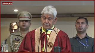 Lt Governor addresses IUST’s Convocation Ceremony [upl. by Sotos]