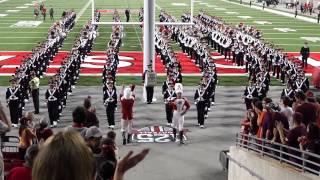 OSUMB 9 6 2014 Off the Field and Up the Ramp Push Shove [upl. by Joellyn724]