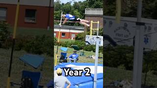 7 Year Polevault Progression [upl. by Coppola]