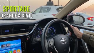 SPORTAGE vs CIVIC vs GRANDE [upl. by Cannice]