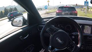 2019 Kia Optima SW GT Line POV test drive [upl. by Inram366]