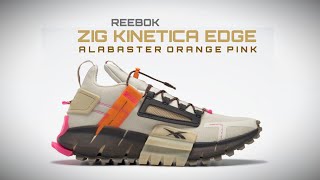 REEBOK Zig Kinetica Edge ALABASTER ORANGE 2020 DETAILED LOOK  RELEASE DATEREE [upl. by Erdnassac]