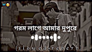 ওহ গরম লাগে আমার দুপুরে♪ slowed  reverb  💜  Takla slowed x reverb 🖤  bangla lofi song ♪💜 [upl. by Ateiluj370]