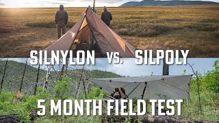 Silnylon vs Silpoly Field Test We left these tents outside in the sun for 5 months [upl. by Eerolam]