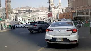 المسافة من فندق الماريوت جبل عمر الى الحرمDistance from Marriott Hotel Jabal Omar to Al Haram [upl. by Sulecram]