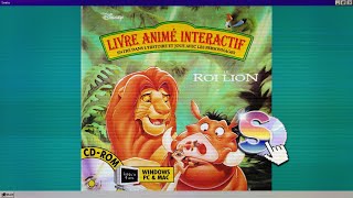 Le Roi Lion Livre animé interactif  CDROM jeu pc complet [upl. by Bowne]