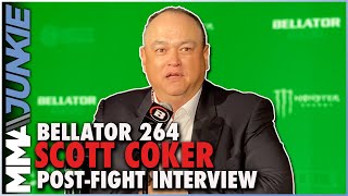 Scott Coker on Gegard Mousasi Austin Vanderford AJ McKee and more  Bellator 264 [upl. by Savadove]