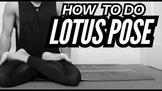 Preparation and Safe Entry into Lotus Pose  Padmasana lotus padmasana tutorial trick [upl. by Davida626]