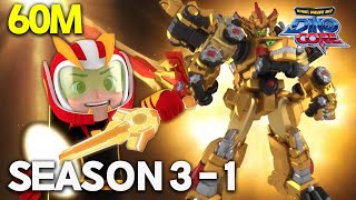 S03 Dinocore season3 special I 1 Hour compilation I Episodes 1  6 [upl. by Nnaeinahpets710]