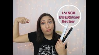 LANGE Hair Alpatir Straightner Review  Marinas Beauty [upl. by Sakram806]