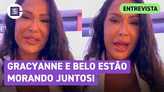 Gracyanne volta a morar com Belo Existe amor estamos nos resolvendo [upl. by Shayn279]