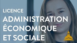 La licence Administration économique et sociale [upl. by Kotto]