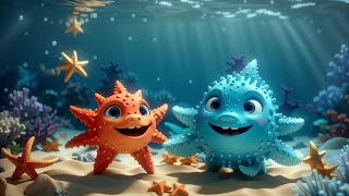 Starfish song and story for childrennursery rhyme for kidsbaby song [upl. by Trumaine]