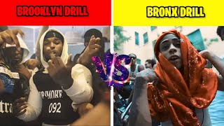 NY Drill Brooklyn Drill Vs Bronx Drill Songs Including Pop Smoke Kay Flock DThang amp More [upl. by Atirac]