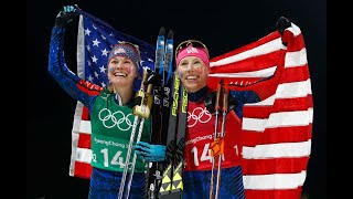 US Earns FirstEver Gold Medal in CrossCountry Skiing [upl. by Stevenson397]