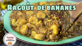 RAGOÛT de Bananes aux lentillesCuisine comorienne [upl. by Burta]