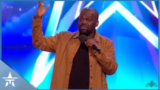 DALISO CHAPONDA ONE OF THE BEST COMEDIAN AUDITIONS EVER ON BRITAINS GOT TALENT [upl. by Merc]