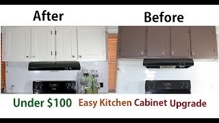 How To Upgrade Reface Kitchen Cabinets For Cheap [upl. by Bullis335]