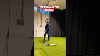 Do you practice on the trackman golf simulator golf trackman simulator practice callawaygolf [upl. by Anavlis177]