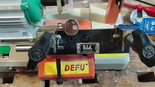 Using a DEFU 238RS Key Cutting Machine [upl. by Tobye]