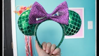 DIY EASY NO SEW MICKEY EARS AND BOW [upl. by Neve]